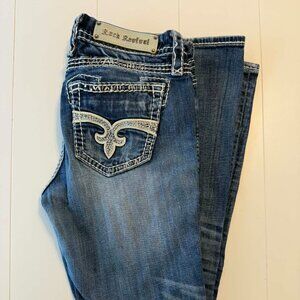 Rock Revival Ella Easy Boot Jeans | Size 28 | 29” Inseam | Heavy Stitch Bootcut